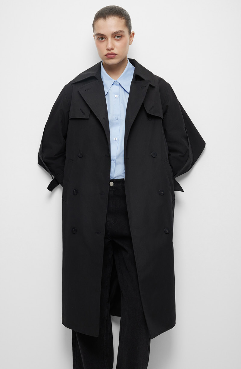 Тренч жен. AM2FCT002_BK inni | Интернет-магазин inniwear.com