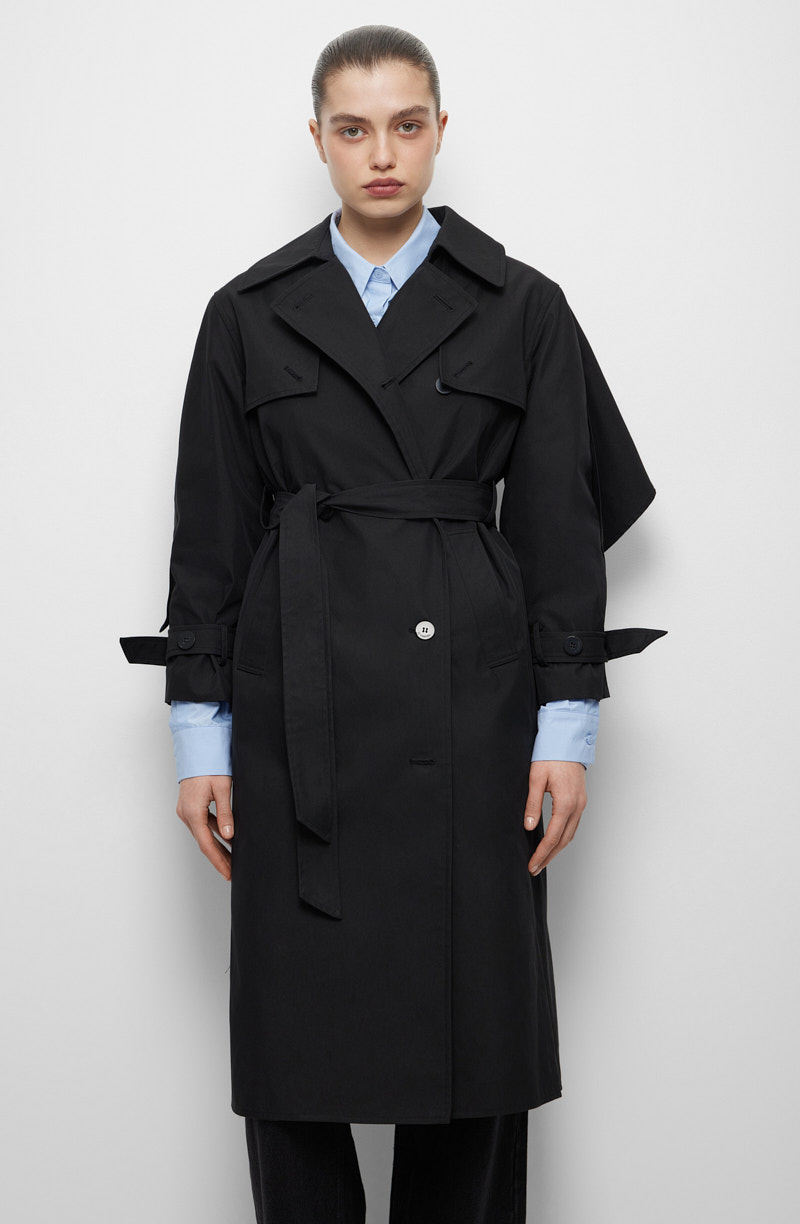 Тренч жен. AM2FCT002_BK inni | Интернет-магазин inniwear.com